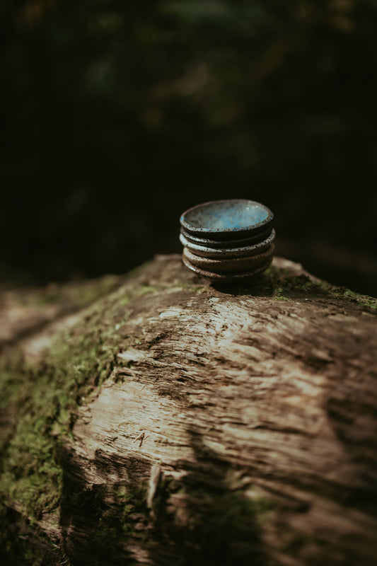 Handcrafted Ceramic Capsule Bowl
